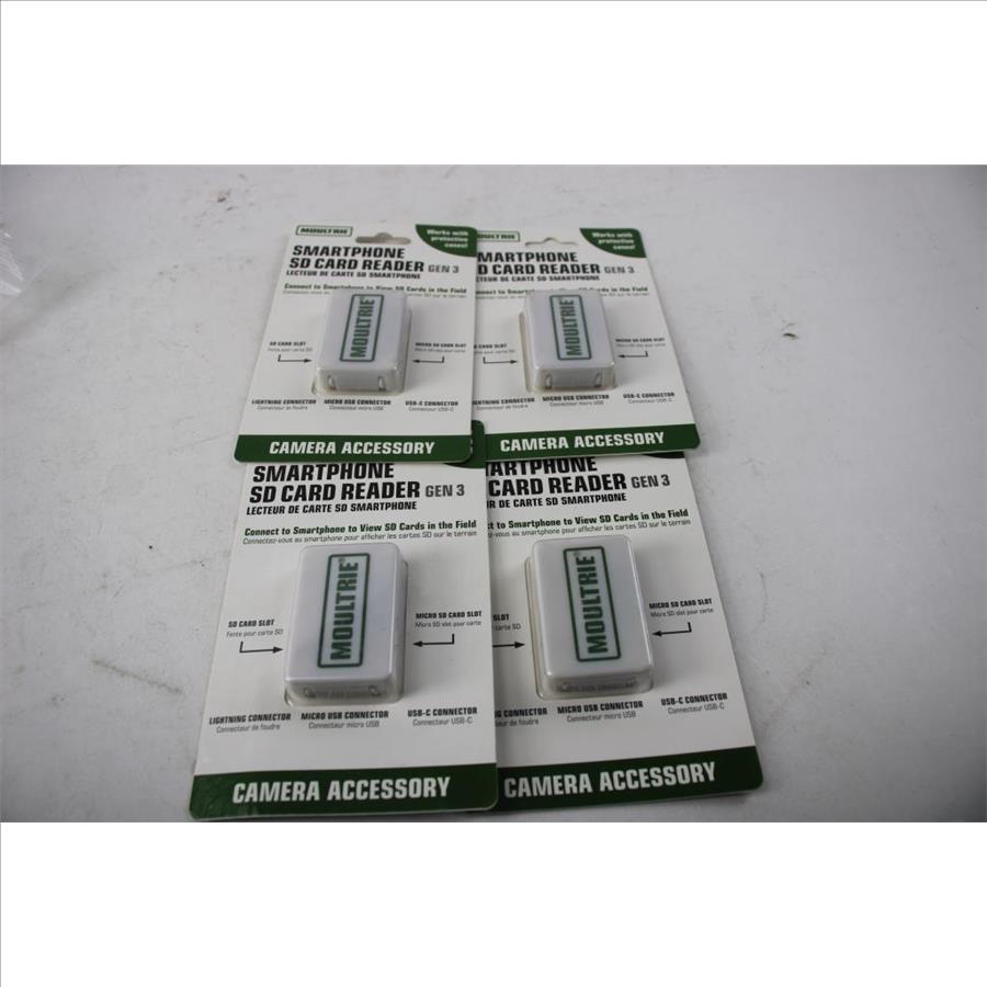 Moultrie Smartphone SD Card Reader Gen 3, 4+ Pieces Property Room