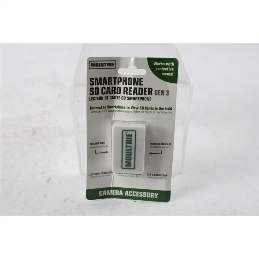 Moultrie Smartphone SD Card Reader, Gen 3, MCA13488 Property Room
