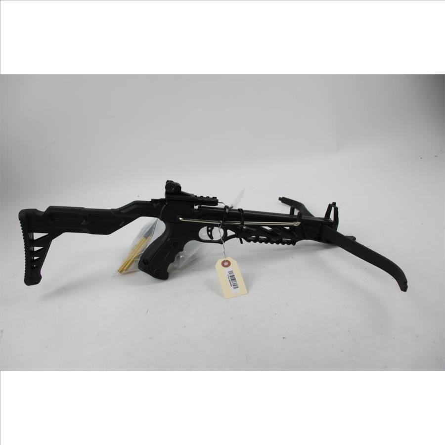 Mtech Black Crossbow With Gold Arrows