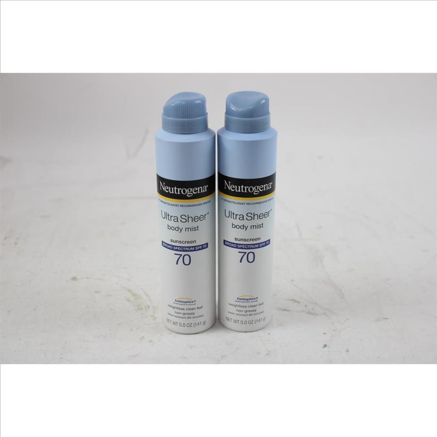 Neutrogena Ultra Sheer Body Mist Sunscreen , 4 Pieces, 70/100+ SPF, 5