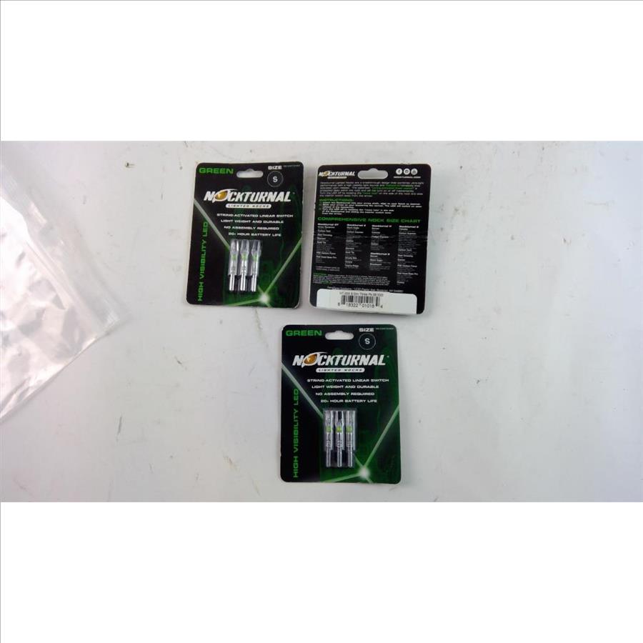 Nockturnal Lighted Nocks Size S, 3 Pieces Property Room