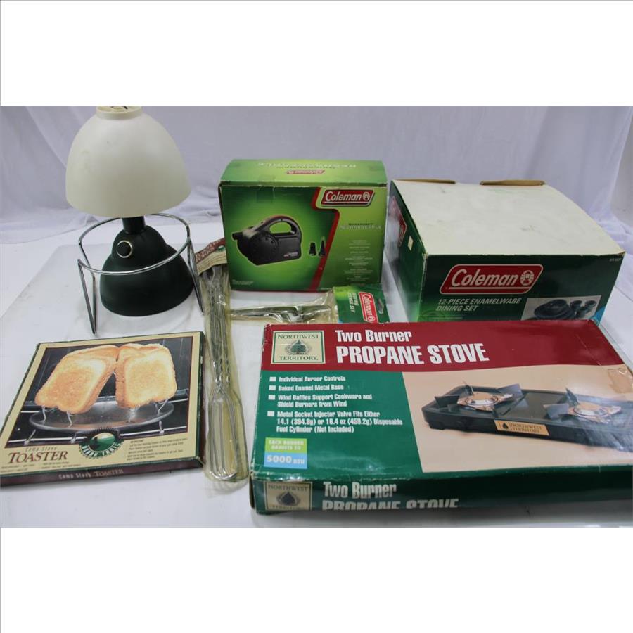 Northwest Territory Two Burner Propane Stove, And Others Property Room