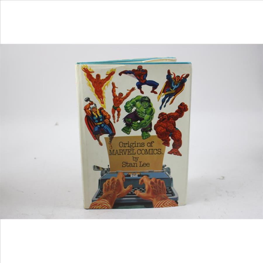 Origins Of Marvel Comics Book By Stan Lee And Vintage 38mm Joe Louis Coin