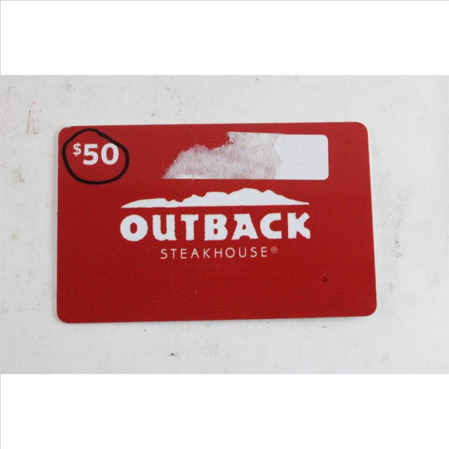 Outback Gift Card Property Room