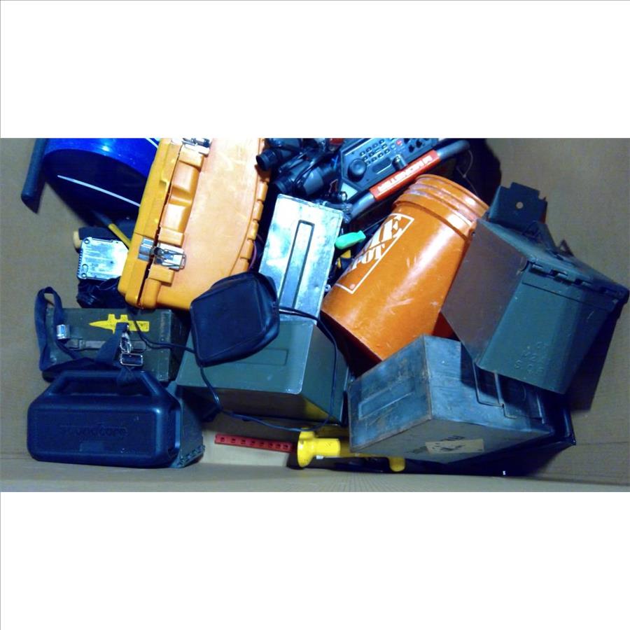 Pallet Of Ammo Boxes And More 10+ Pieces