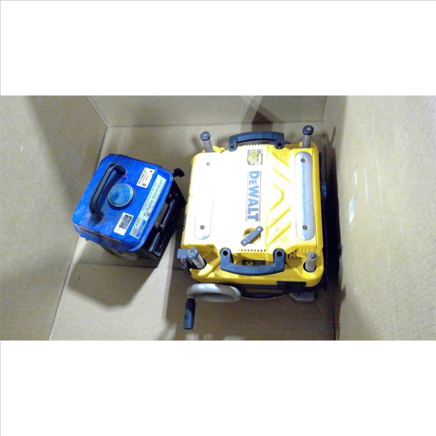 Pallet Of Dewalt 13" Thickness Planer And More 2 Pieces