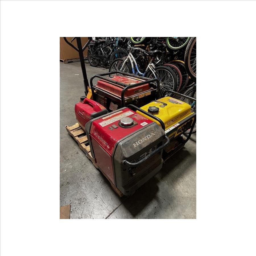 Pallet Of Gas Powered Generators