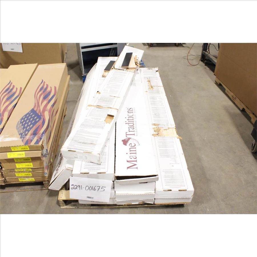 Pallet Of Maine Traditions Hardwood Flooring, 12 Boxes Property Room