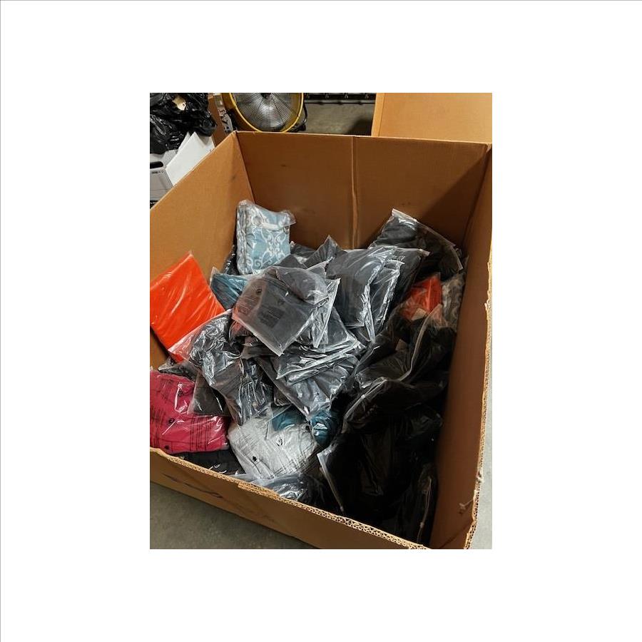 Pallet Of Sweaters, Vest And Curtains