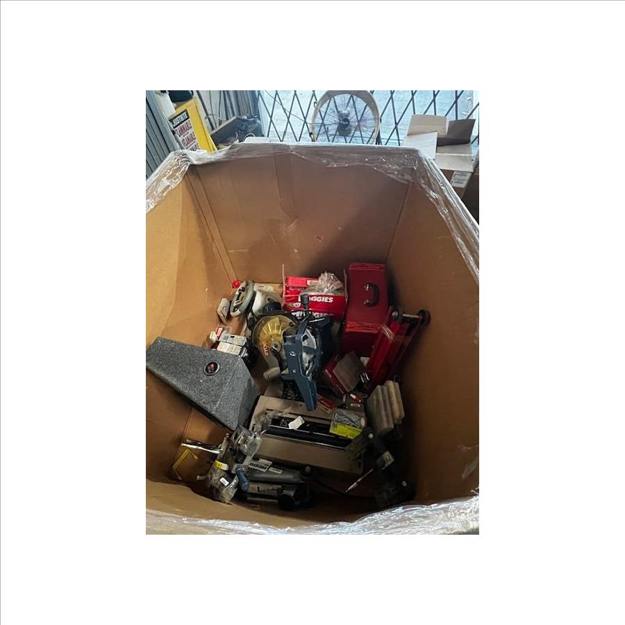 Pallet With Car Speaker, Tools, And More
