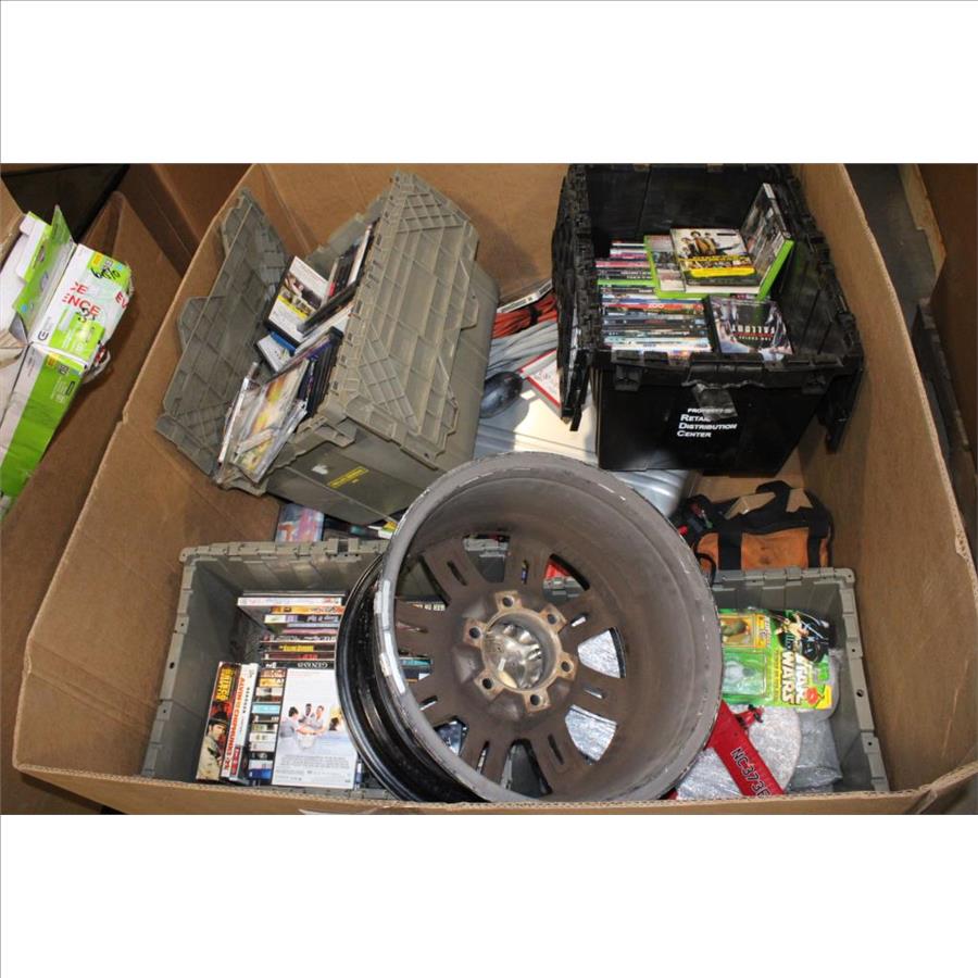 Pallet With DVD Movies And More, 20+ Pieces Property Room