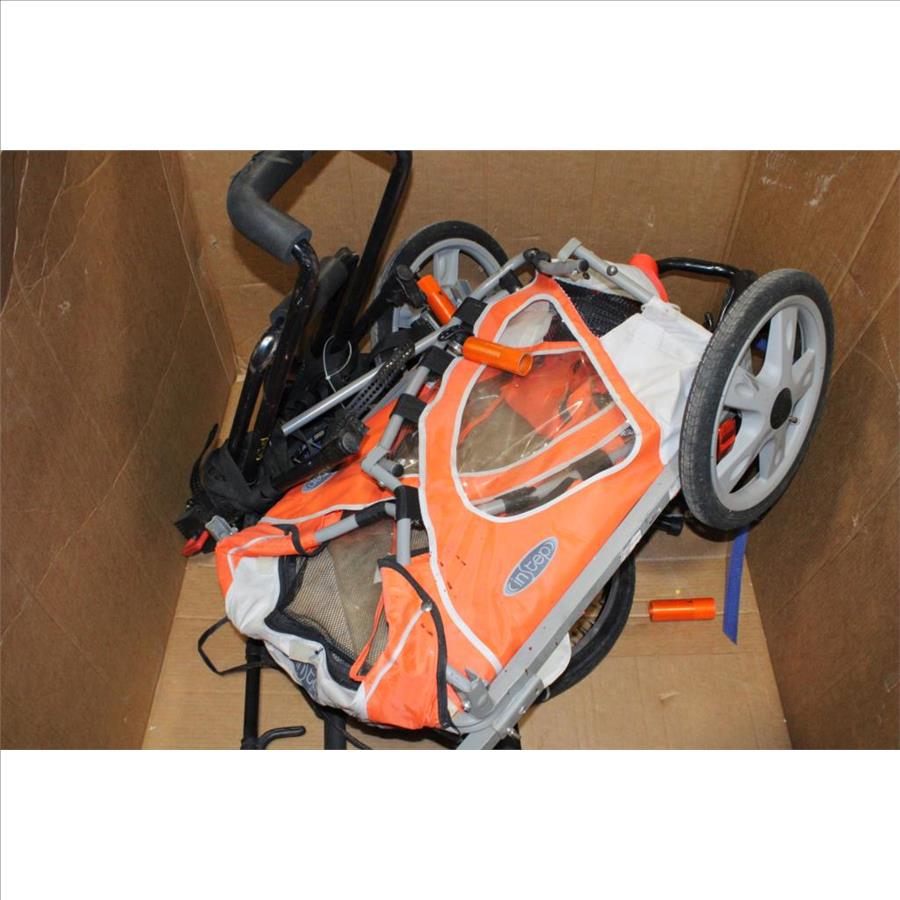 Pallet With Instep Cart, Bike Wheel & More, 4 Pieces Property Room