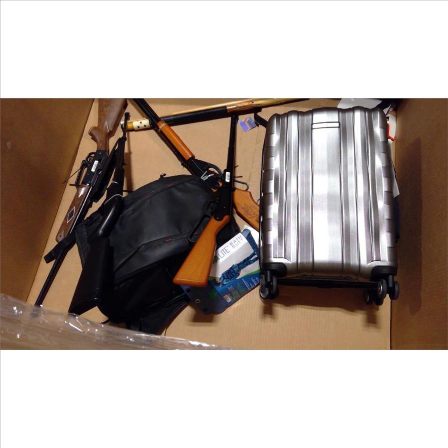 Pallet With Rolling Suitcase And More, 5+ Pieces