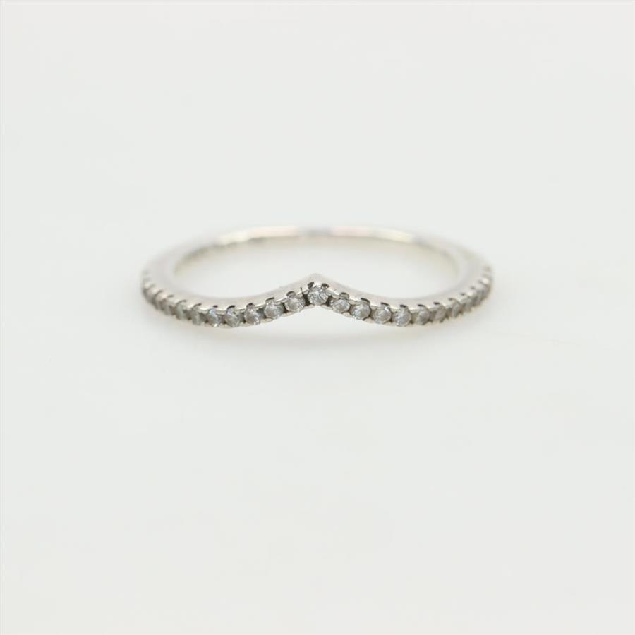 Pandora Sterling Silver Sparkle Wishbone Ring | Property Room