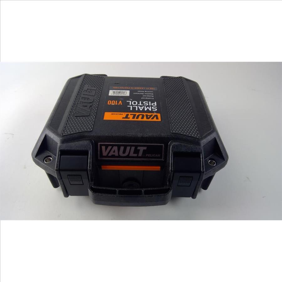 V100 Case Pelican Vault Small Pistol V100 Case, Black | Property Room