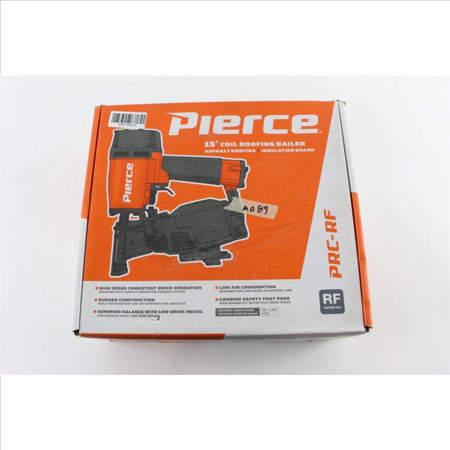 Pierce 15 Degree Coil Roofing Nailer Property Room