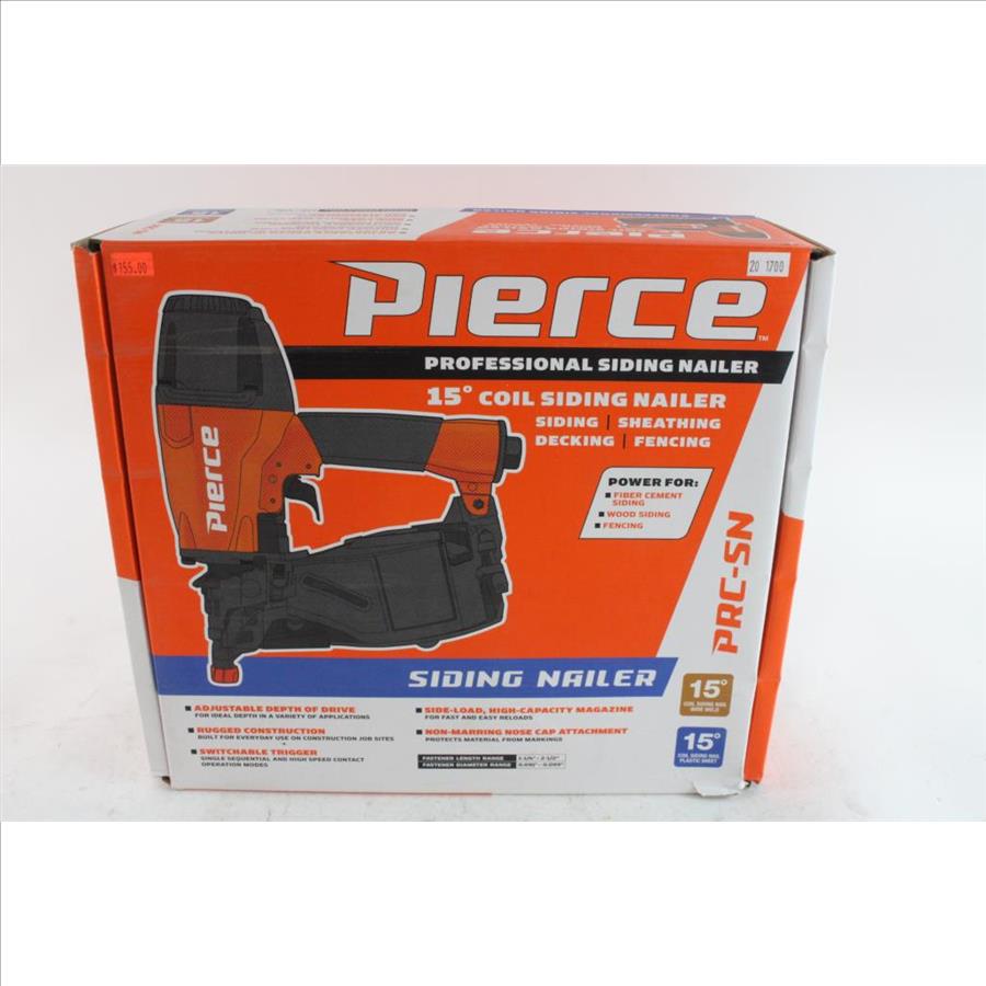 Pierce 15 Gauge Coil Siding Nailer Property Room