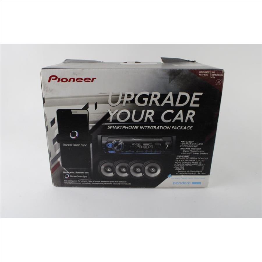 Pioneer 4 Speaker Car Audio System Package Property Room