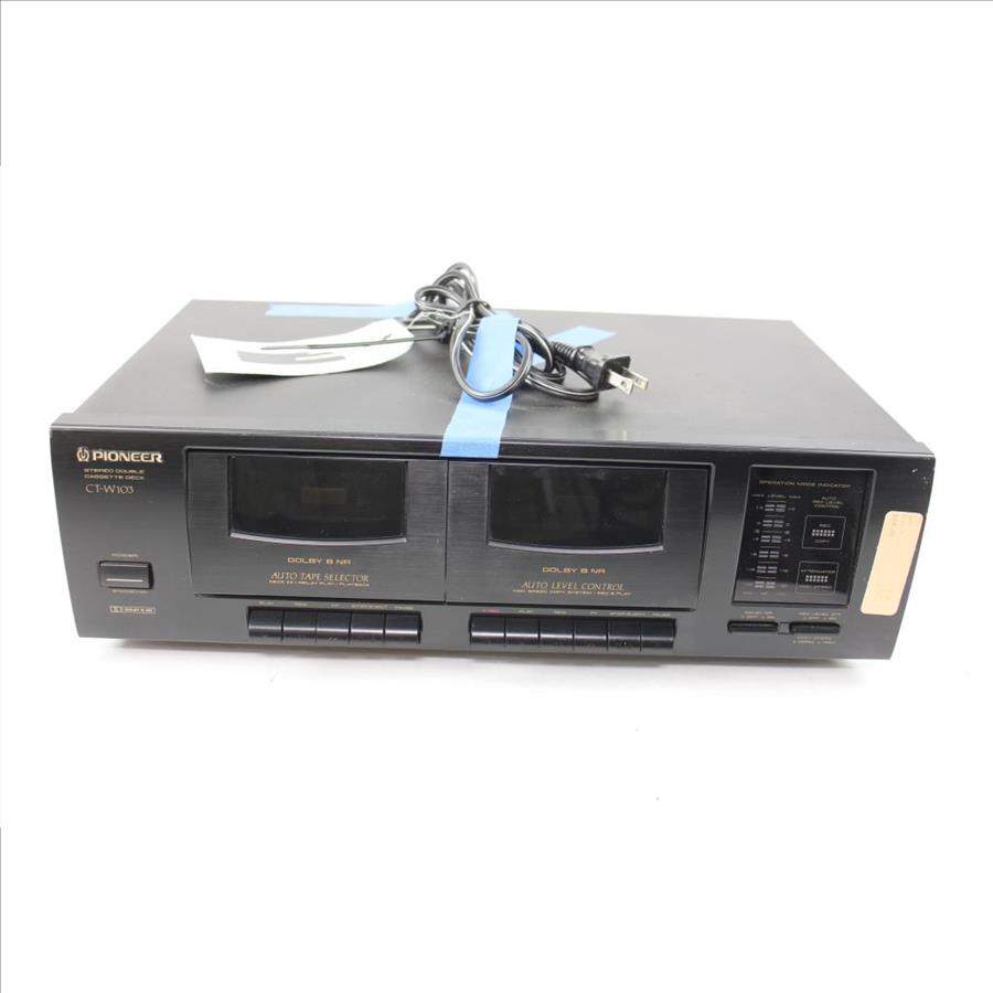 Pioneer CT-W103 Stereo Double Dual Casette Deck