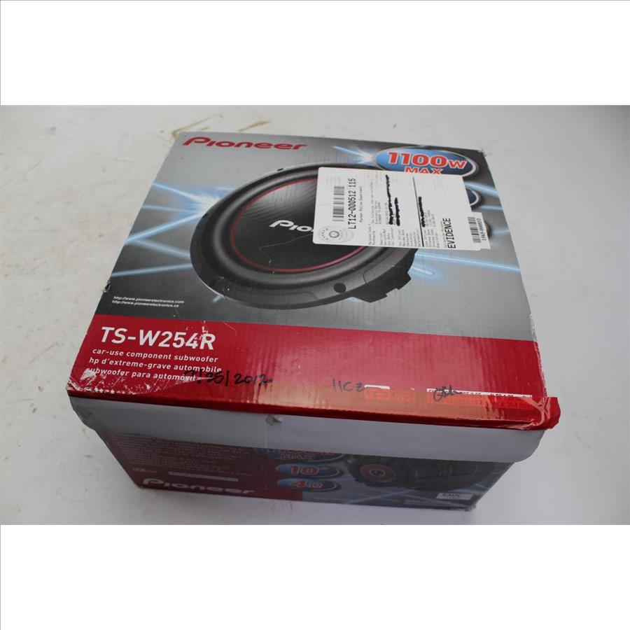 Pioneer TS-W254R Champion Series 1-Way 10? Car Subwoofer | Property Room