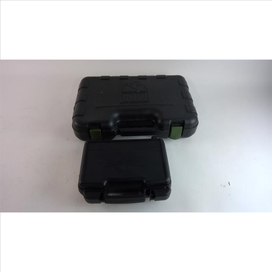 Pistol Cases, Holsters, Scopes & Knives, 10+ Pieces Property Room