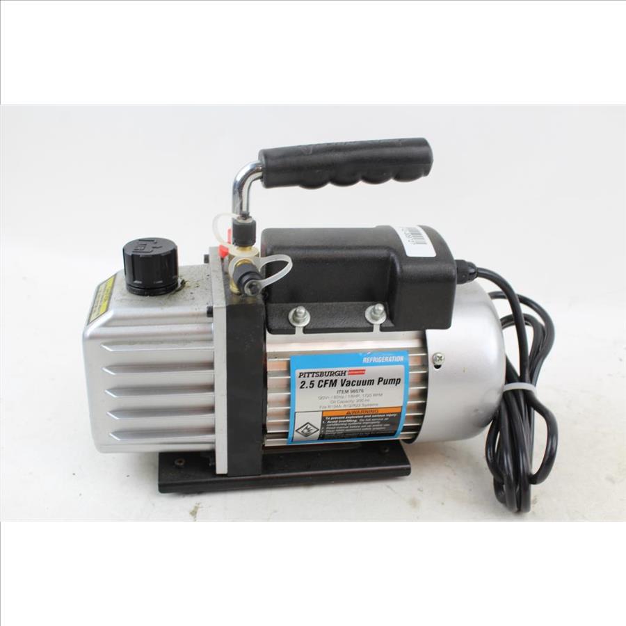 Pittsburgh 2.5 Cfm Vacuum Pump Property Room