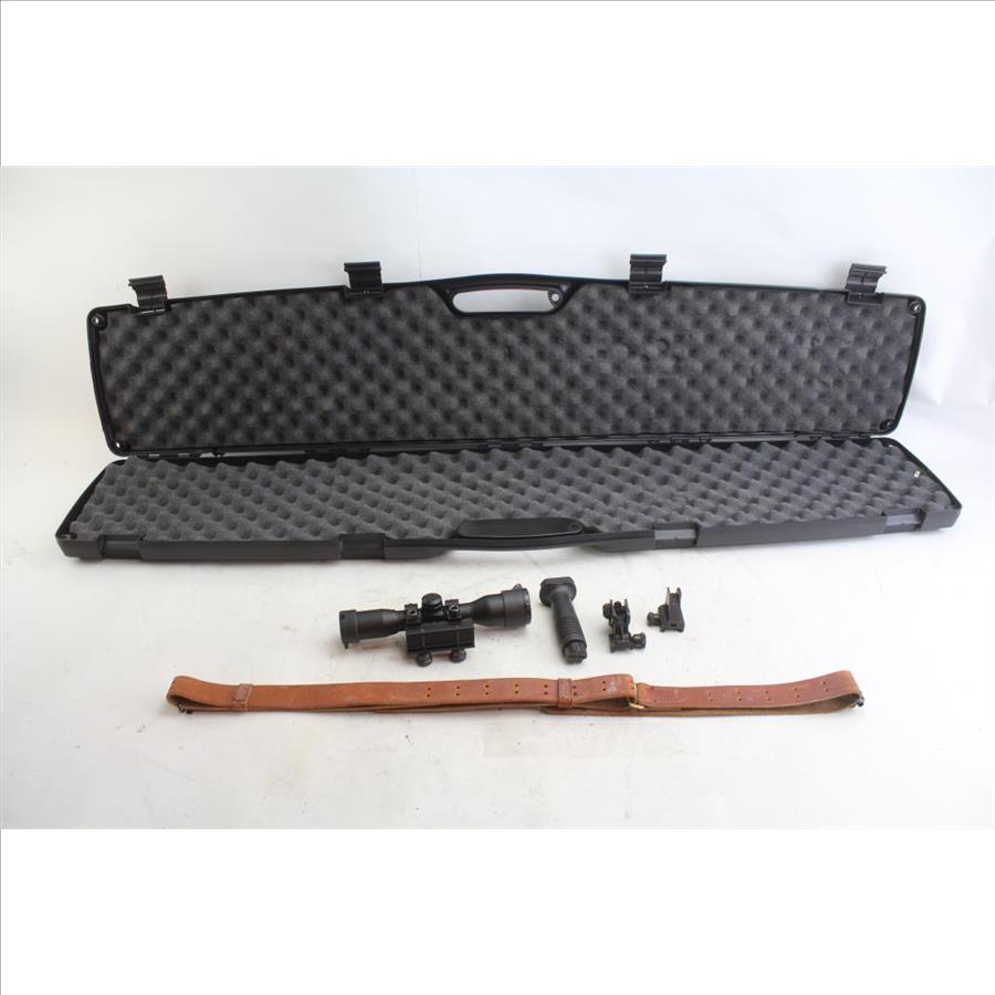 Plano Gun Guard Rifle Case, Sniper Rifle Scope And More 5 Pieces Property Room