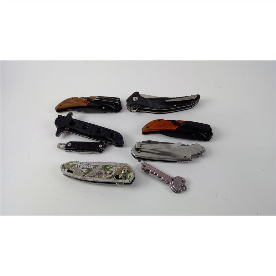 Pocket Knife Lot, 7 Knives Property Room