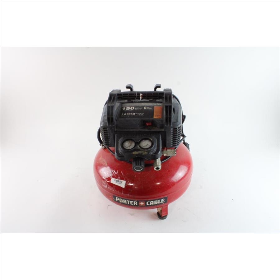 Porter Cable 6 Gallon Air Compressor Property Room