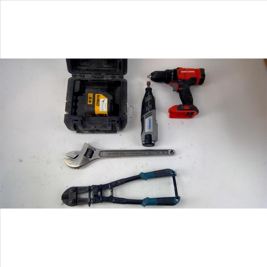 Power Drill, Bolt Cutters, And More, 5+ Pieces Property Room