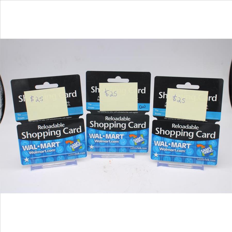 Reloadable Shopping Card For WalMart / Sams Club 75 Property Room