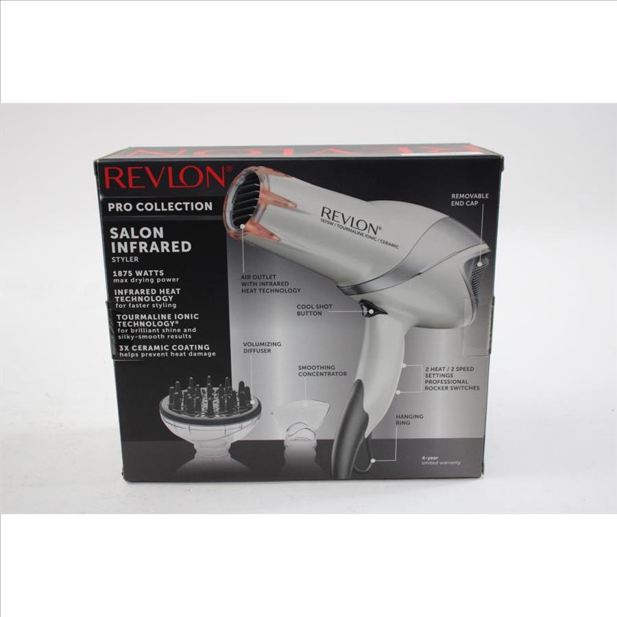 Revlon 1875W Infrared Hair Dryer For Faster Drying Property Room