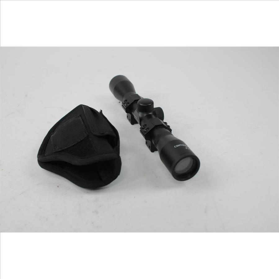 Rifle Soft Case, Hoslter And Center Point Scope 4x32