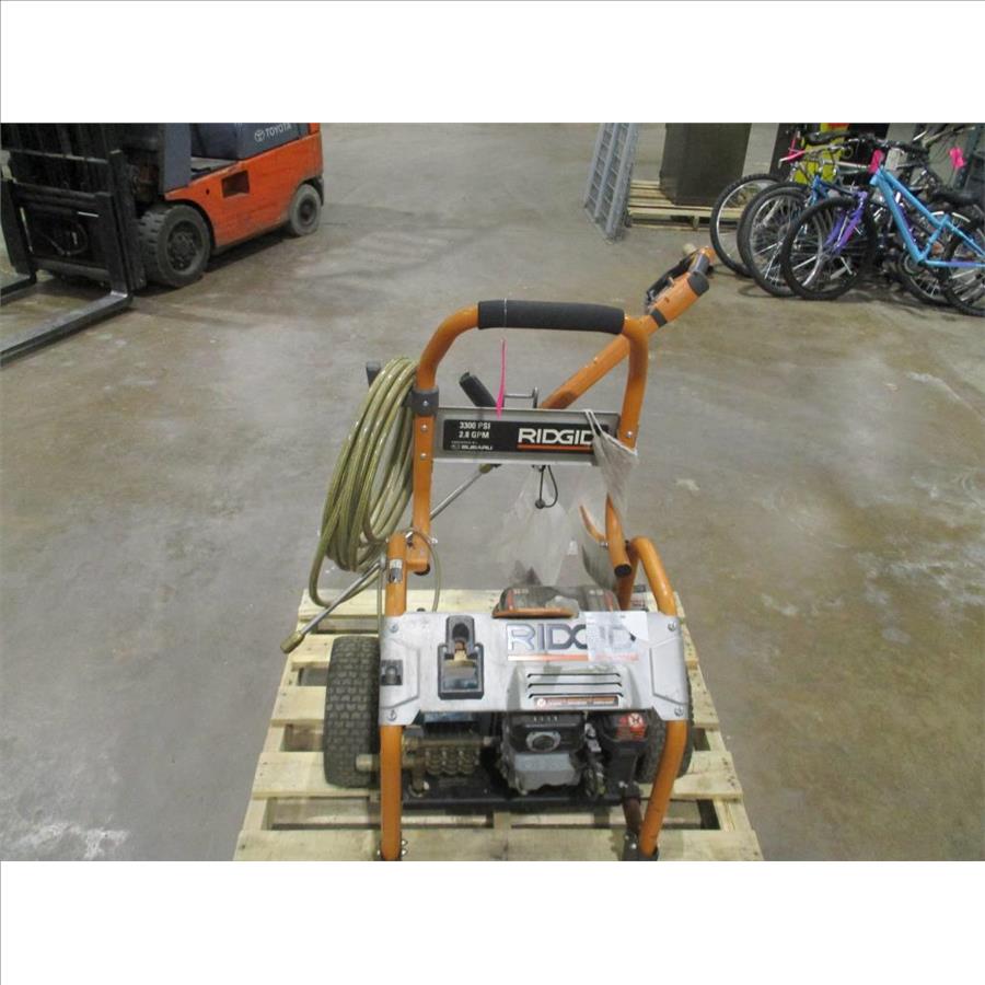 Rigid Power Washer Property Room