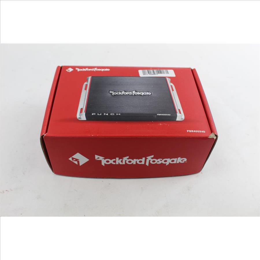 Rockford Fosgate Pbr400x4d Punch Series 400w Classd 4channel