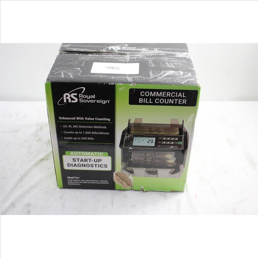 Royal Sovereign Commercial Bill Counter, RBCE105ADBK Property Room