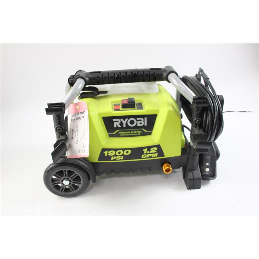 Ryobi 1900 Psi Pressure Washer Property Room