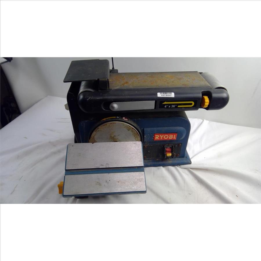 Ryobi 4' X 6" Belt & Disc Sander, BD 4600 Property Room
