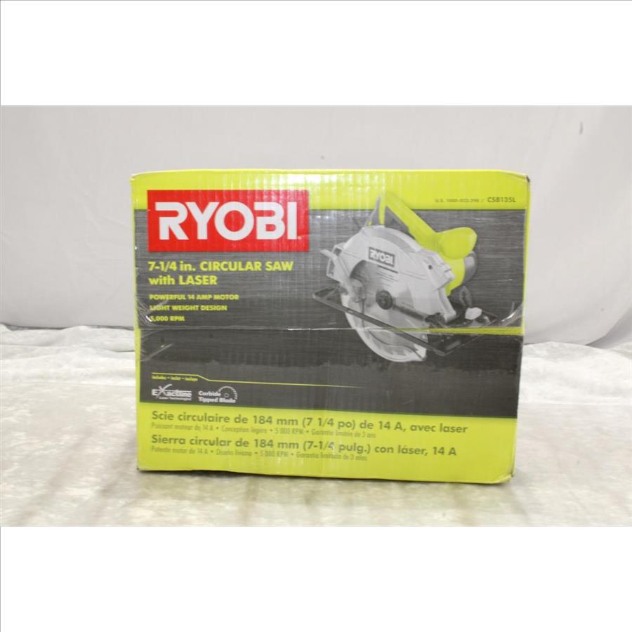 Ryobi 71/4" Circular Saw With Laser Property Room