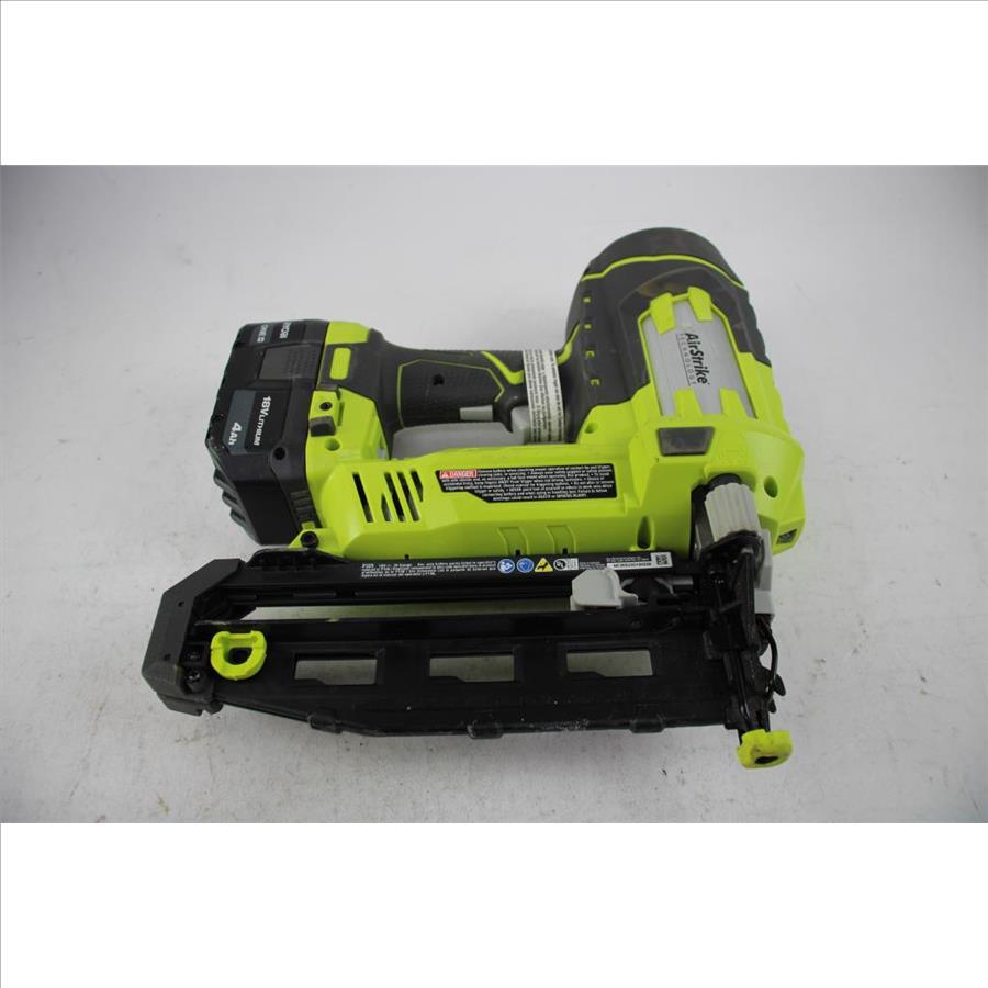 Ryobi Airstrike Technology Finish Nailer Gun Property Room