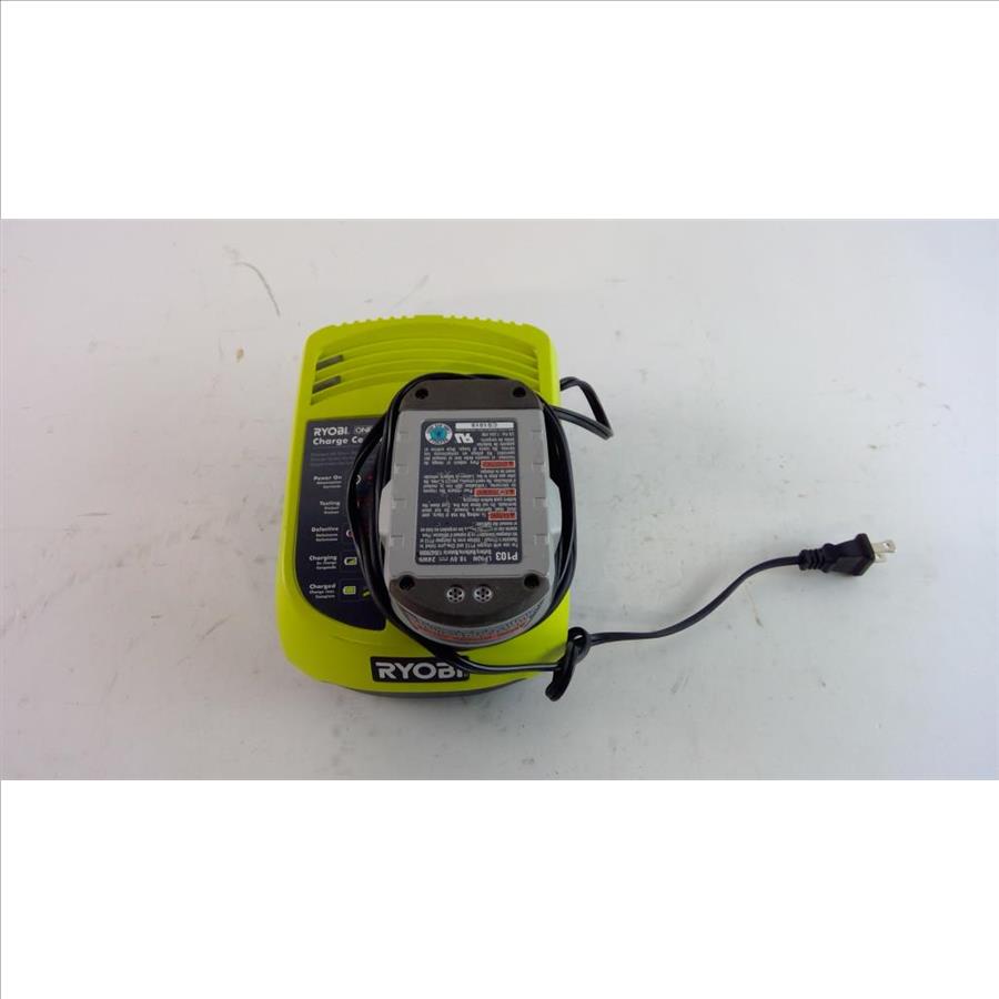 Ryobi Battery Charger With Battery Property Room