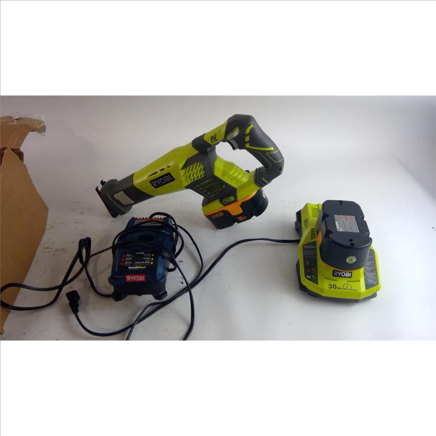 Ryobi Reciprocating Saw With Batteries And Charger, 3+ Pieces
