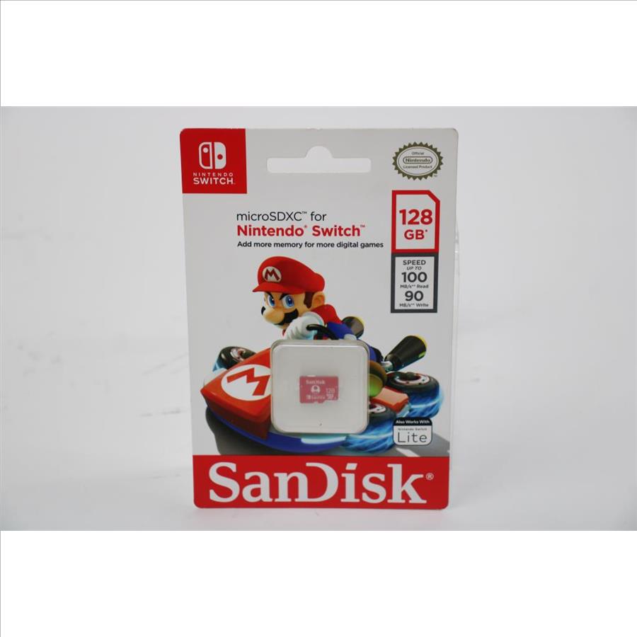 SanDisk Micro SDXC Card For Nintendo Switch 128GB Property Room