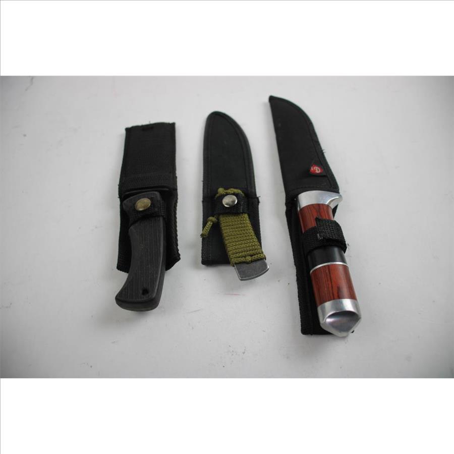 S&D Cutlery And Other Knives, 3 Pieces Property Room