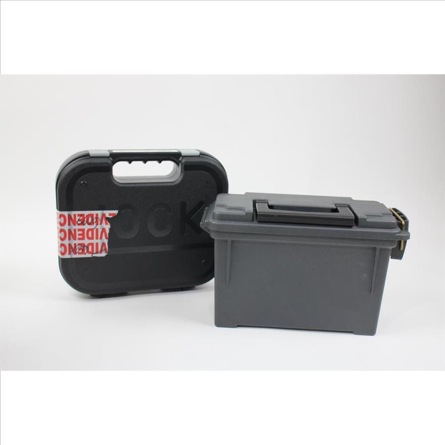 Smith And Wesson Ammo Box, Tasco 3x-9x.4 Scope, Blackhawk Size 5 Holster And More, 9 Pieces