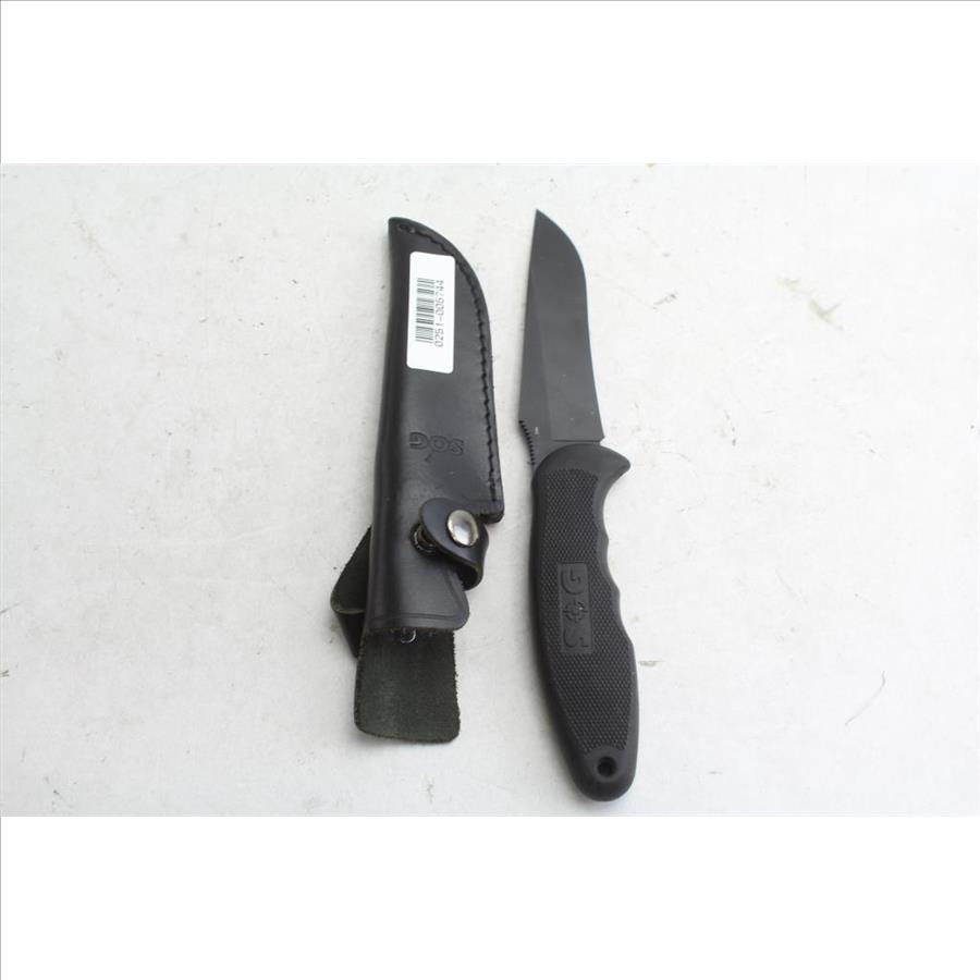 SOG Field Pup II Fixed Blade Knife And Sheath Property Room