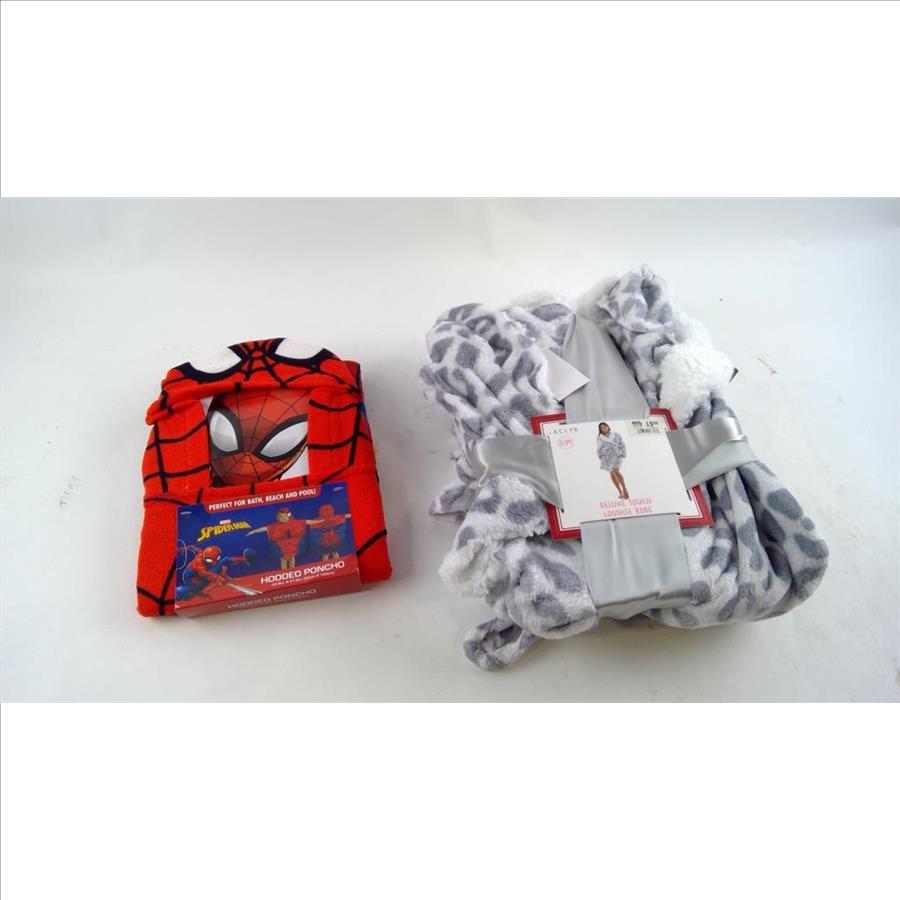 Spiderman Kids Hooded Poncho And More 2 Pieces