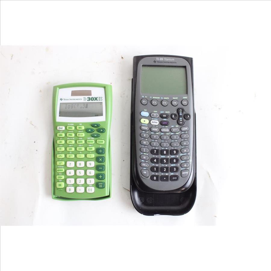 Texas instruments scientific calculators 2 pieces property room