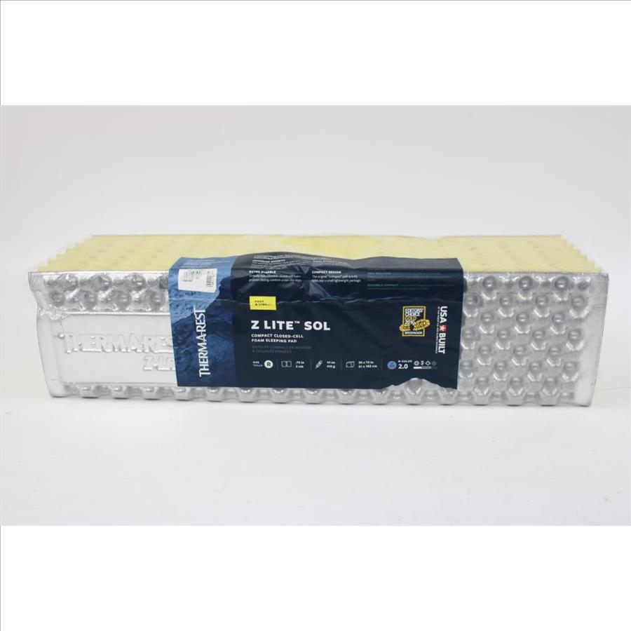 Thermarest Z Lite Sol Compact Closed Cell Foam Sleeping Pad Property Room