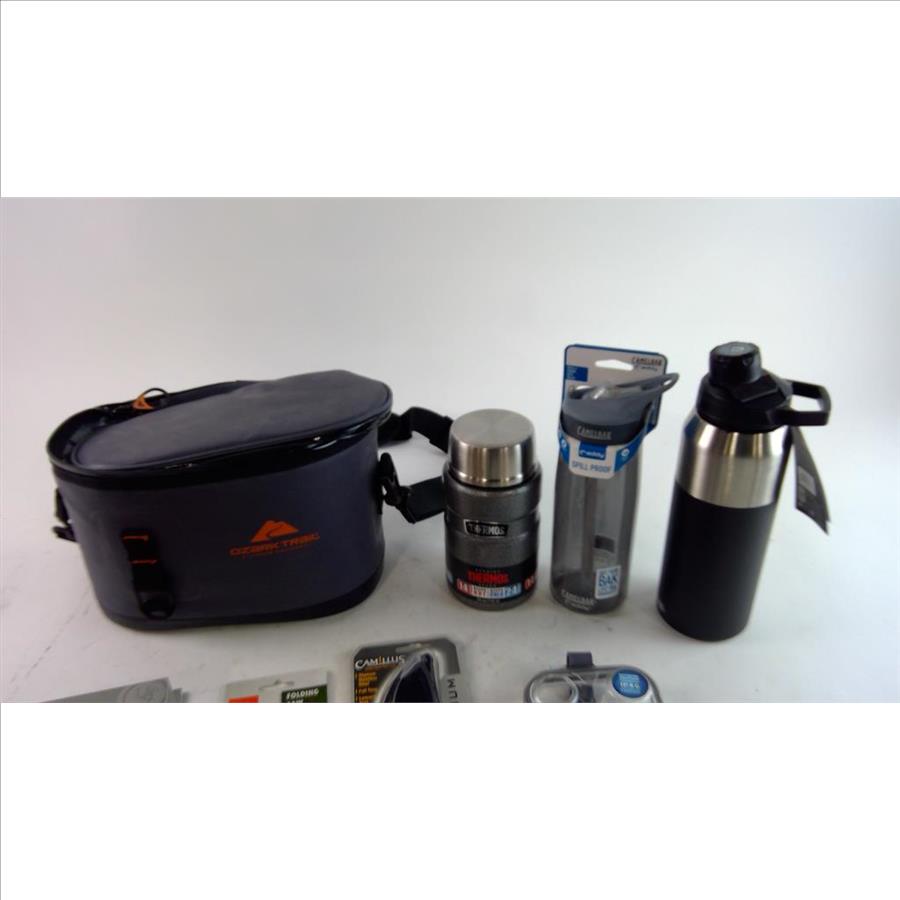 Thermos Containers & Other Outdoors Supplies, 5+ Pieces Property Room